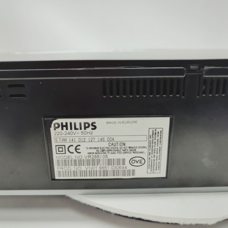 Philips VR285/05 Black Wired HQ VHS Video Cassette Recorder - Faulty – image 10