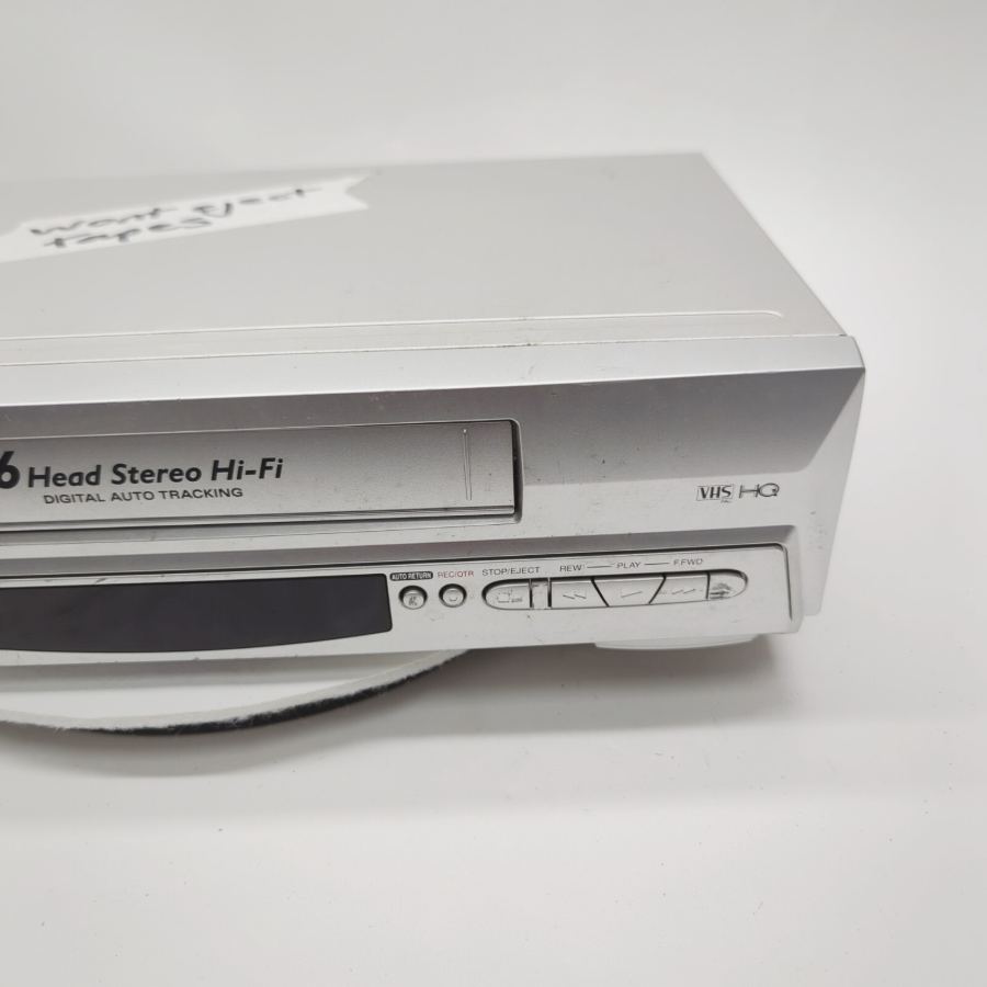 Funai 31B-750 Silver 6-Head Stereo Hi-Fi VHS Video Cassette Recorder - Faulty – image 3