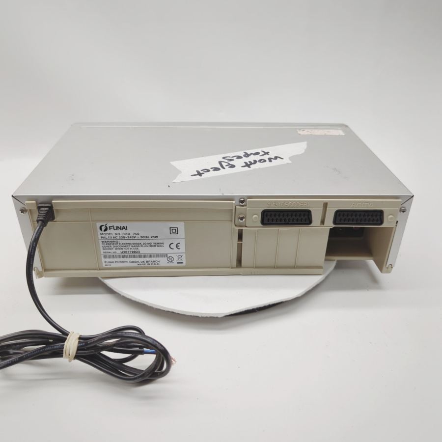 Funai 31B-750 Silver 6-Head Stereo Hi-Fi VHS Video Cassette Recorder - Faulty – image 7