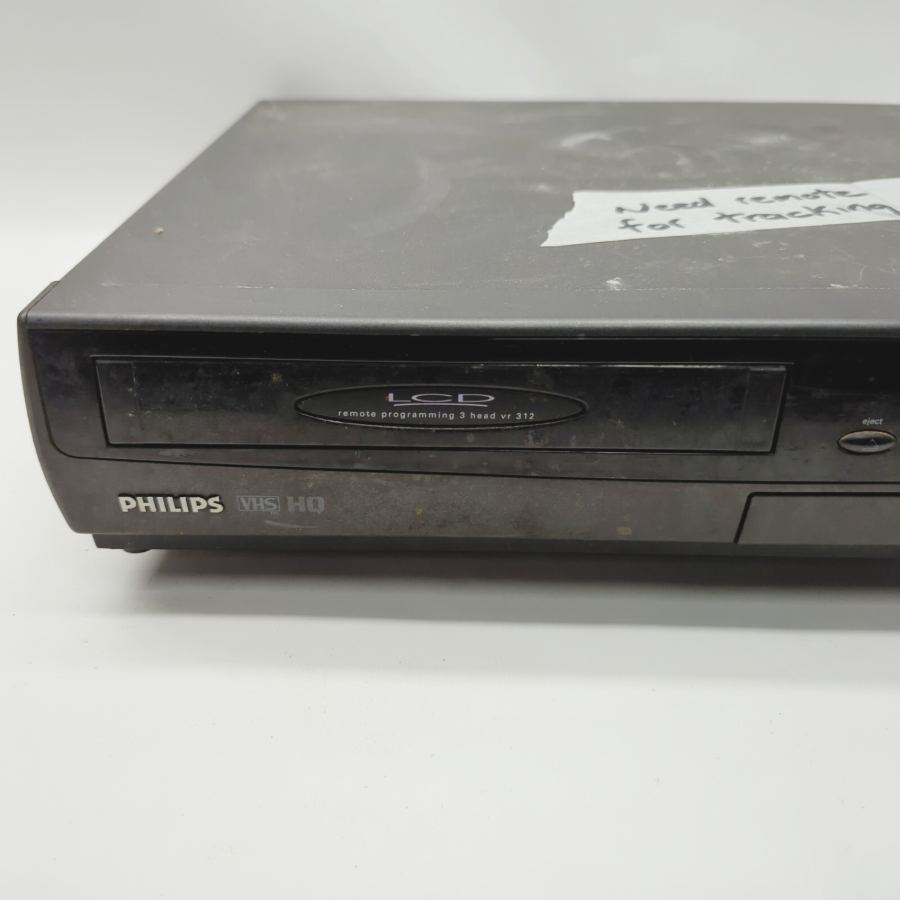 Faulty Vintage TV movie Pro Philips VR312/05 Black 3-Head HQ VHS Video Cassette – image 2