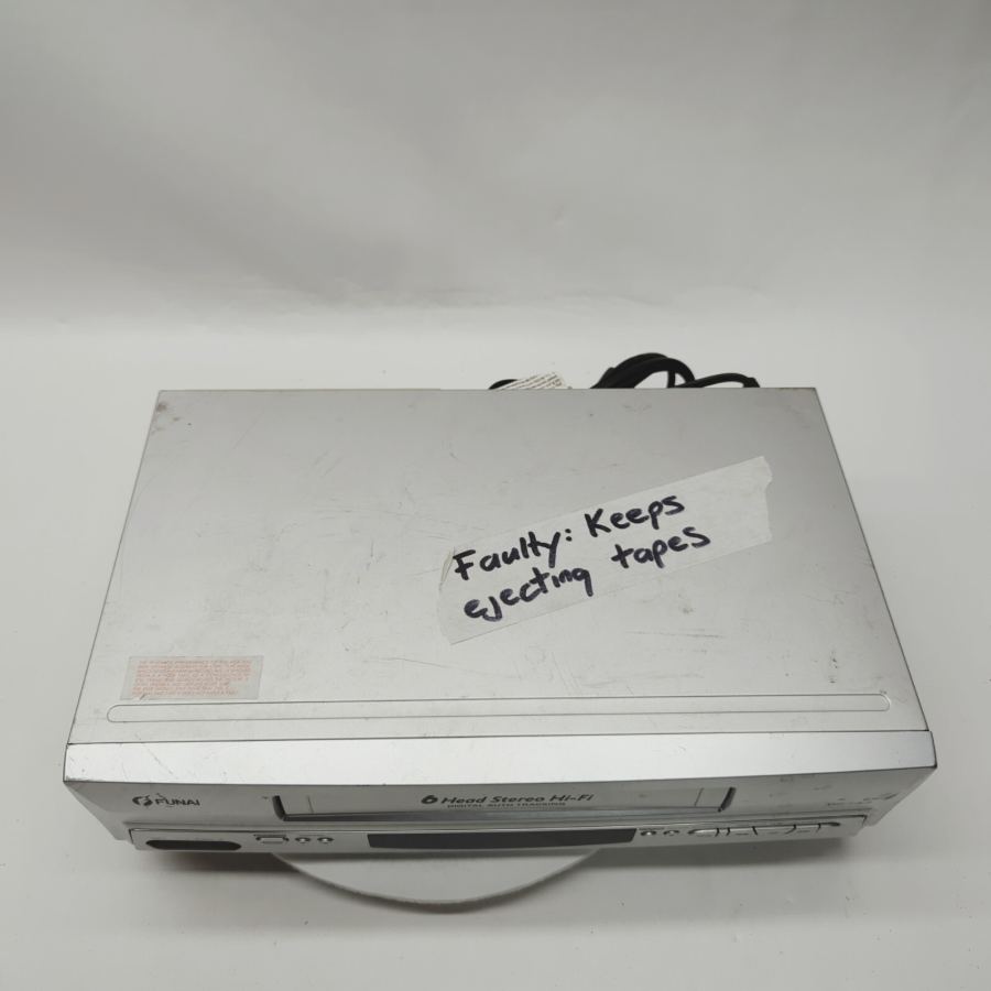 Funai 31B-750 Silver 6-Head Stereo Hi-Fi VHS Video Cassette Recorder 25W- Faulty – image 4