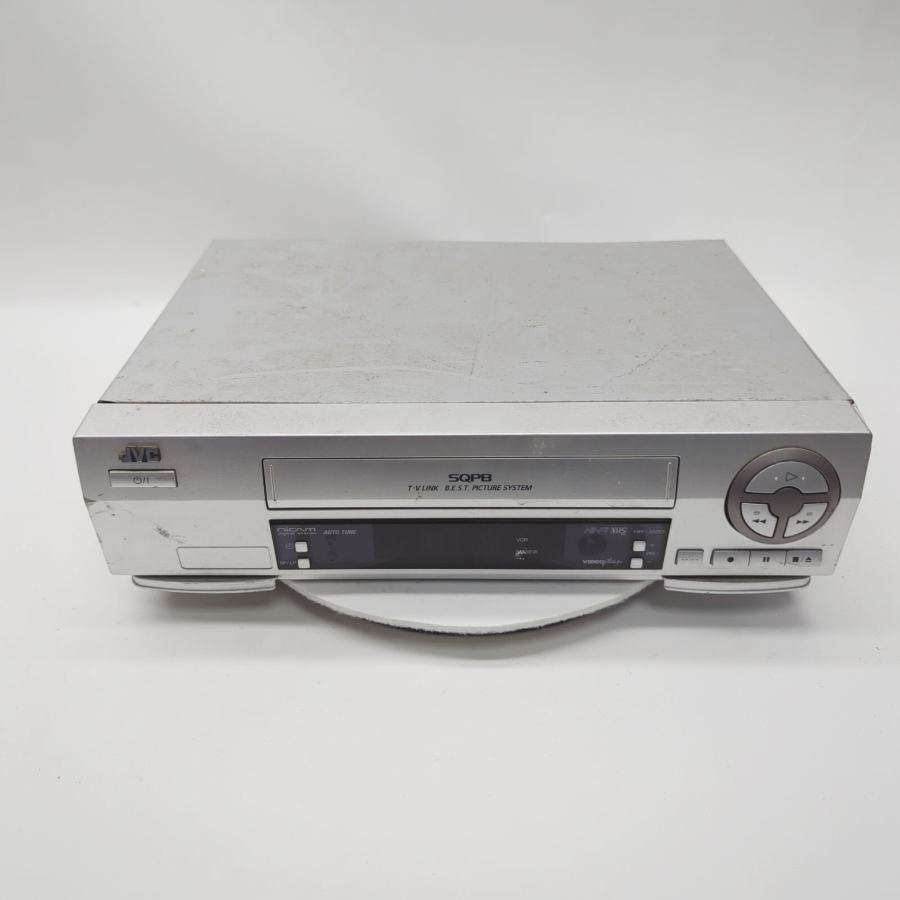 JVC HR-J580EK Silver NICAM Digital Stereo Video Cassette Recorder 16W - Faulty