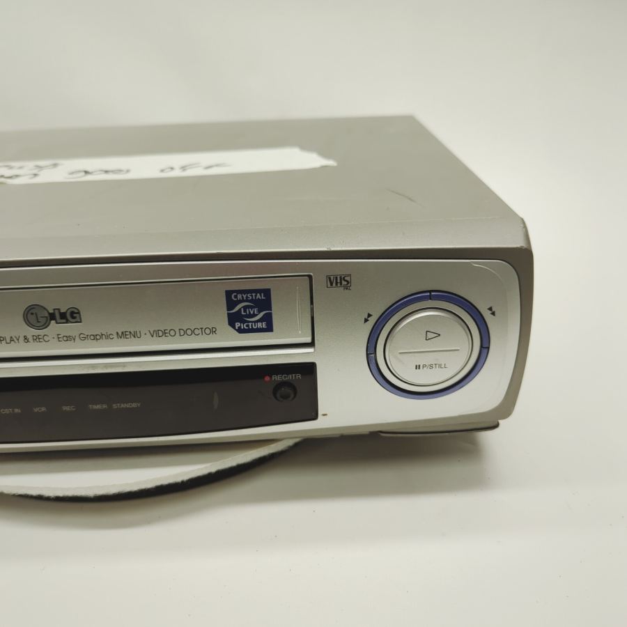 LG LV210 Silver Wired Digital VHS Video Cassette Recorder 12W - Faulty – image 3