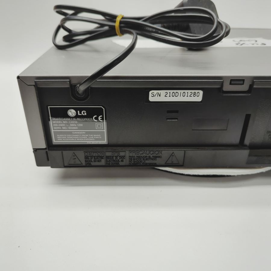 LG LV210 Silver Wired Digital VHS Video Cassette Recorder 12W - Faulty – image 9
