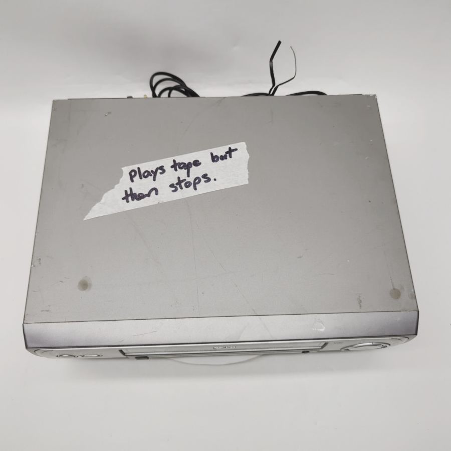 LG LV400 Silver Wired 4-Head VHS Video Cassette Recorder 14W - Faulty – image 4