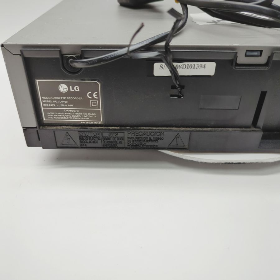 LG LV400 Silver Wired 4-Head VHS Video Cassette Recorder 14W - Faulty – image 9