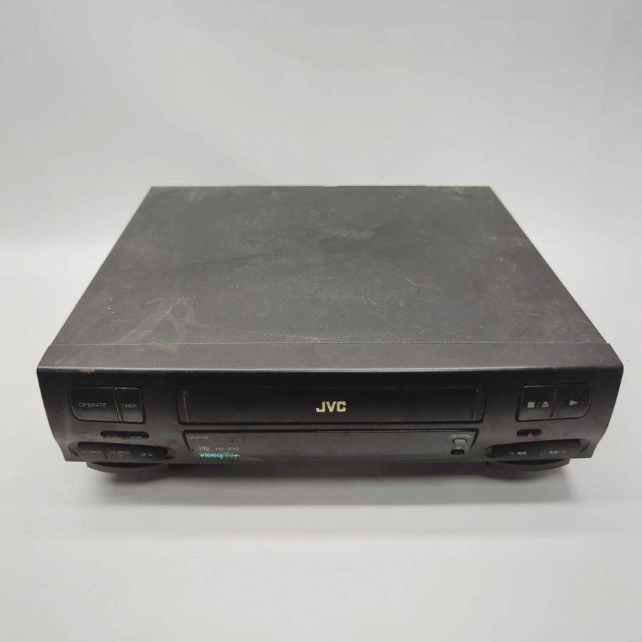 JVC HR-J210 Black Wired VHS Video Cassette Recorder 19W - Faulty