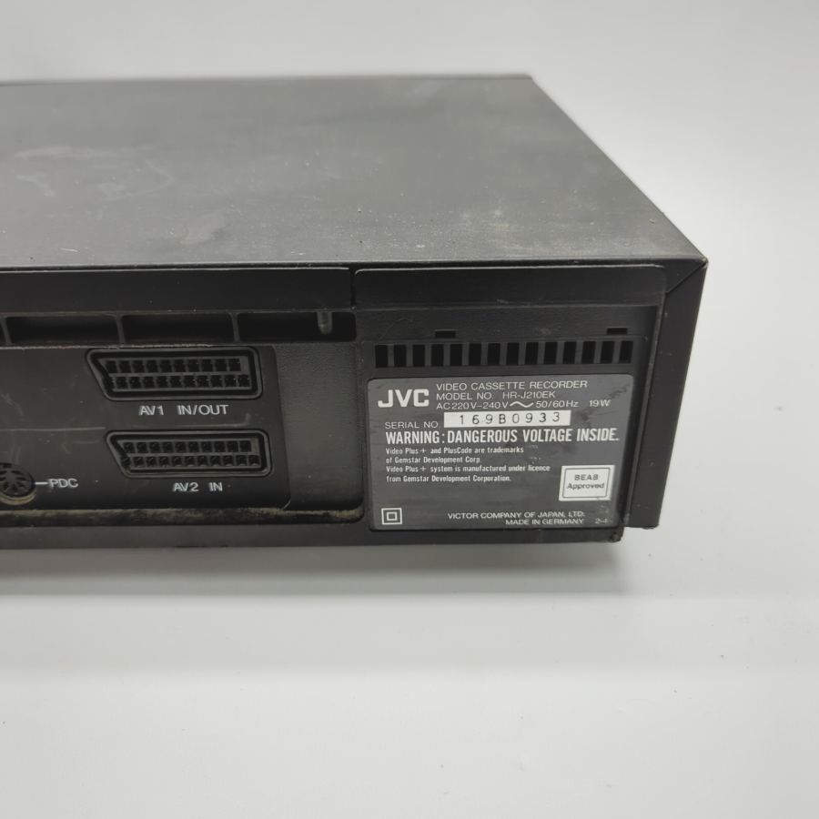 JVC HR-J210 Black Wired VHS Video Cassette Recorder 19W - Faulty – image 8