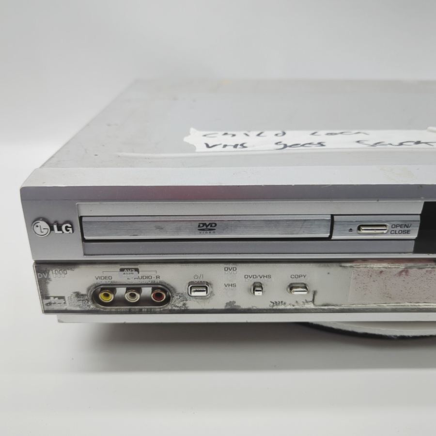 LG DV1000 Silver Dolby Digital DVD Player / Video Cassette Recorder 23W - Faulty – image 2