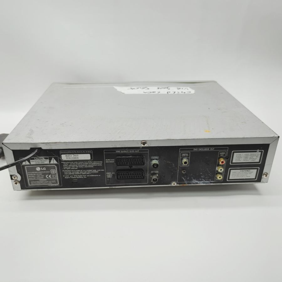 LG DV1000 Silver Dolby Digital DVD Player / Video Cassette Recorder 23W - Faulty – image 7