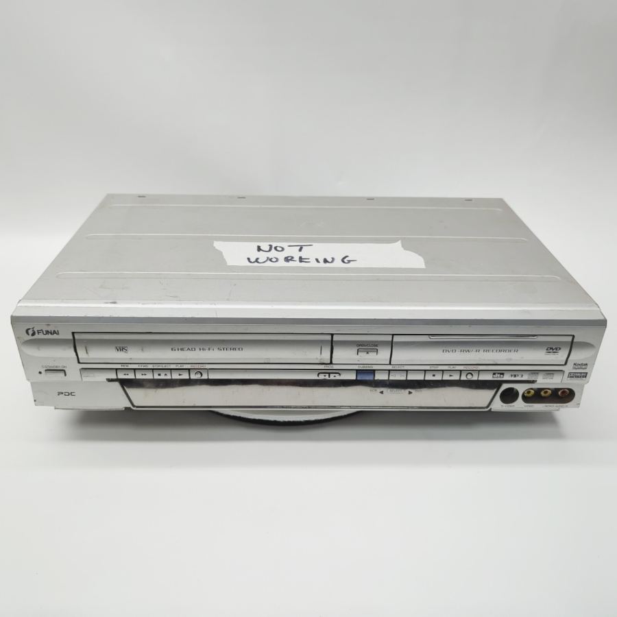 Funai DRV-B2737 Hi-Fi Stereo Dolby Digital DVD / VHS Dual Recorder - Not Working