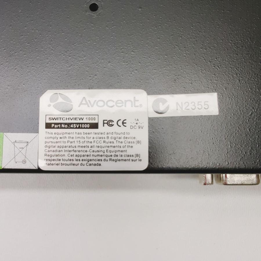 Avocent SwitchView 1000 4SV1000 KVM Switch No Psu – image 2
