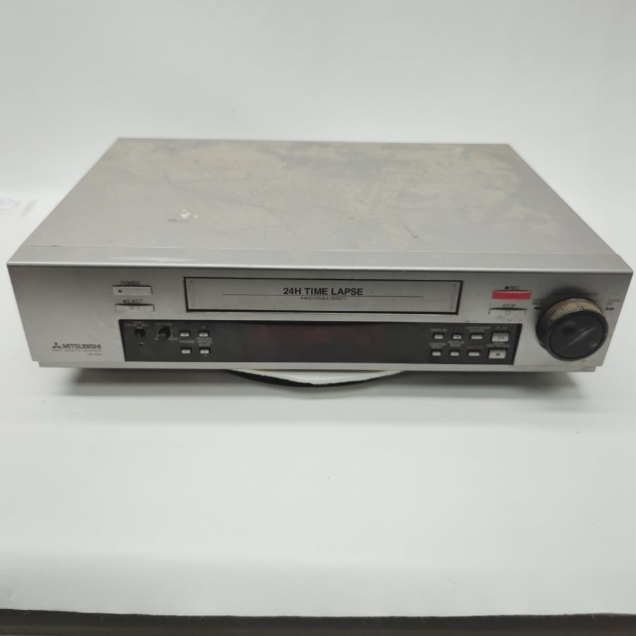 Faulty TV prop Mitsubishi HS-7424 VHS CCTV Time Lapse Video Cassette Recorder -