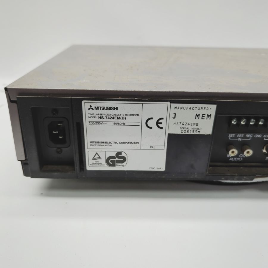 Faulty TV prop Mitsubishi HS-7424 VHS CCTV Time Lapse Video Cassette Recorder - – image 8