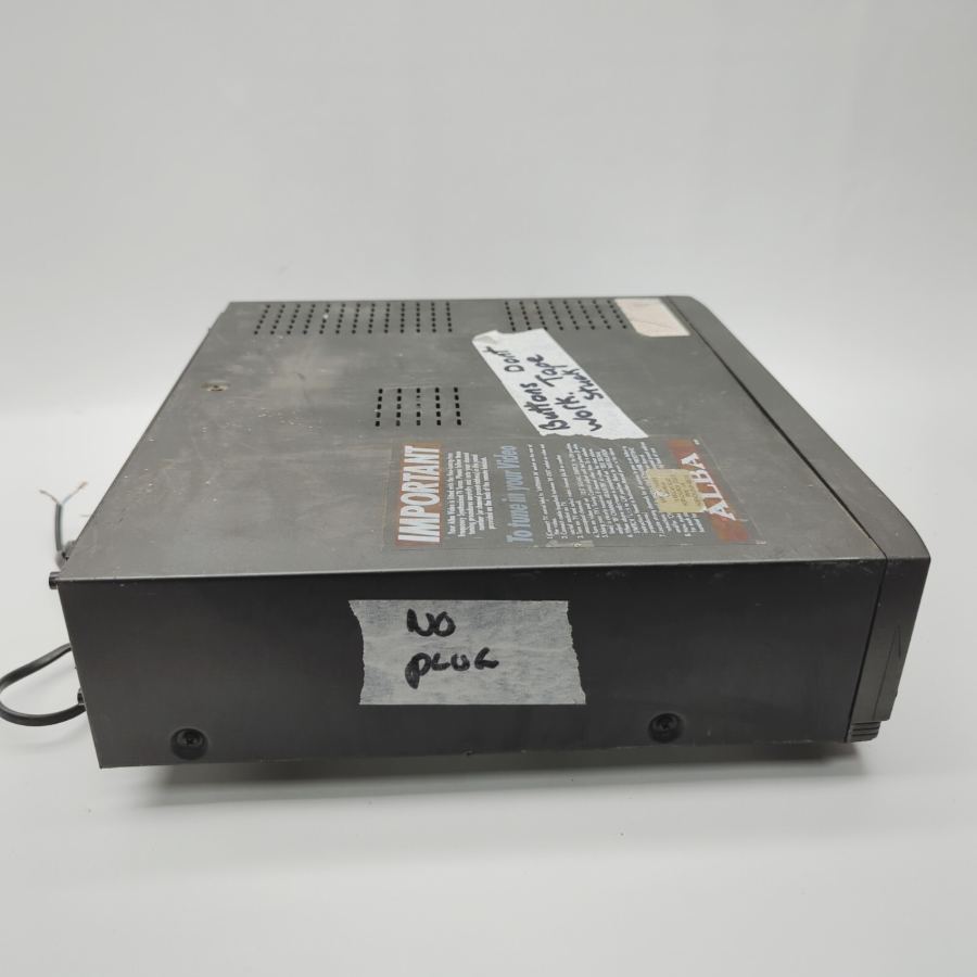 Vintage tv prop Alba VCR6100 Black VHS Video Cassette Recorder 23W - Faulty – image 6
