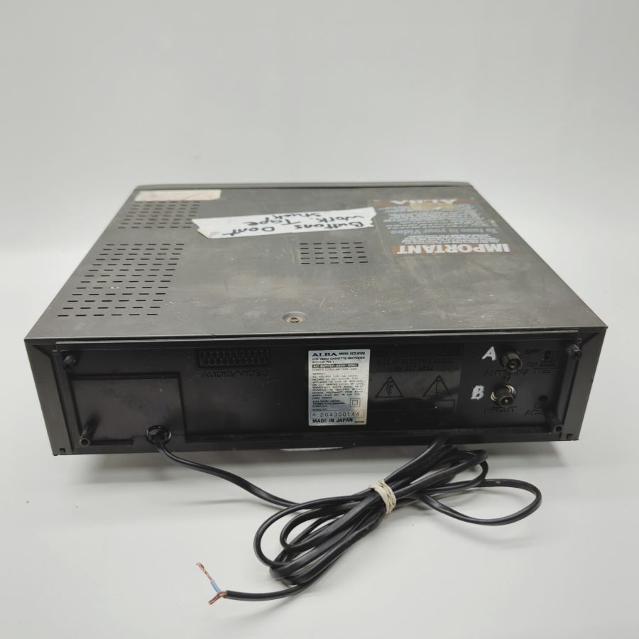 Vintage tv prop Alba VCR6100 Black VHS Video Cassette Recorder 23W - Faulty – image 7