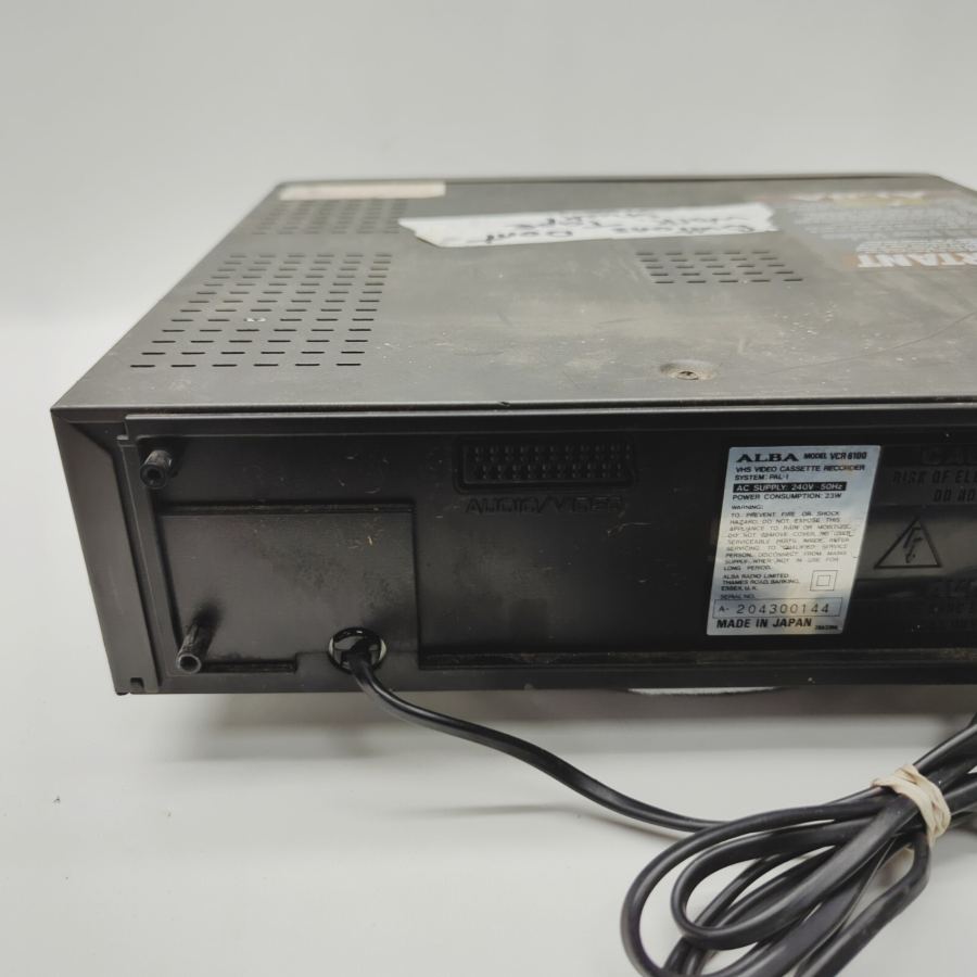 Vintage tv prop Alba VCR6100 Black VHS Video Cassette Recorder 23W - Faulty – image 8