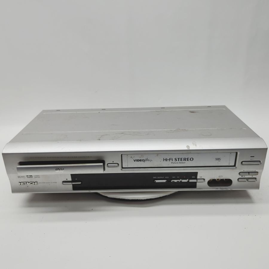 Hitachi DV-PF3E Silver Digital Hi-Fi Stereo VHS DVD / VCR Combo 30W - Faulty