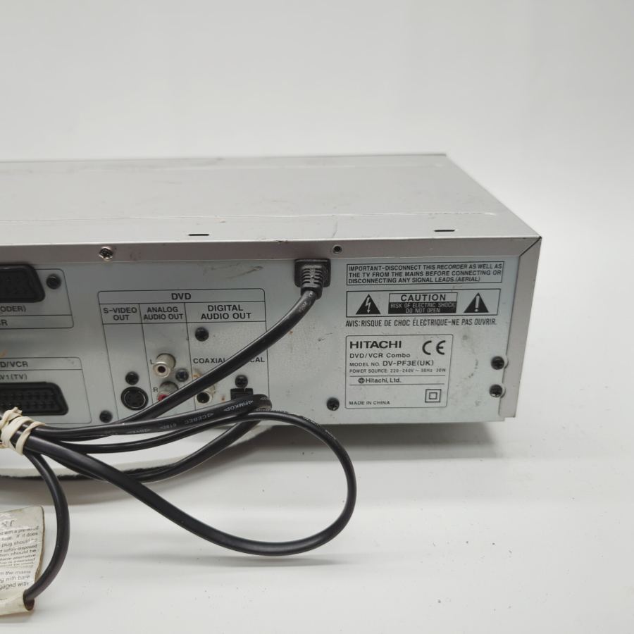 Hitachi DV-PF3E Silver Digital Hi-Fi Stereo VHS DVD / VCR Combo 30W - Faulty – image 8