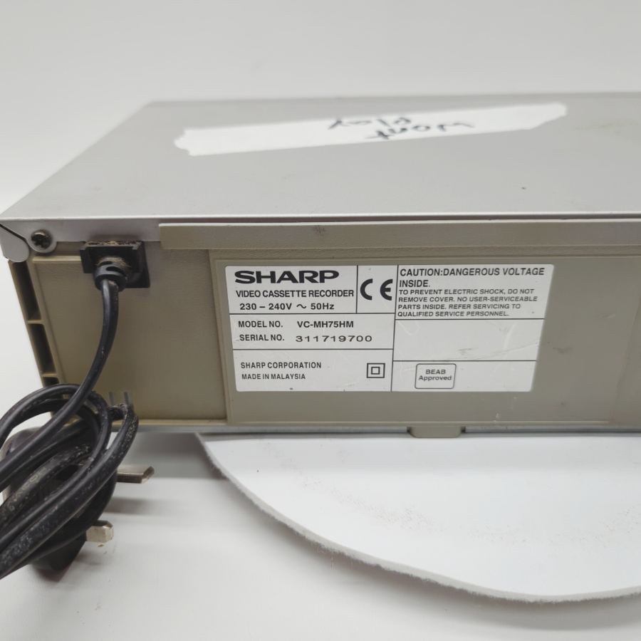 Faulty Sharp VC-MH75 6 Head NICAM Hi-Fi Stereo VCR VHS Player Recorder Silver – image 6