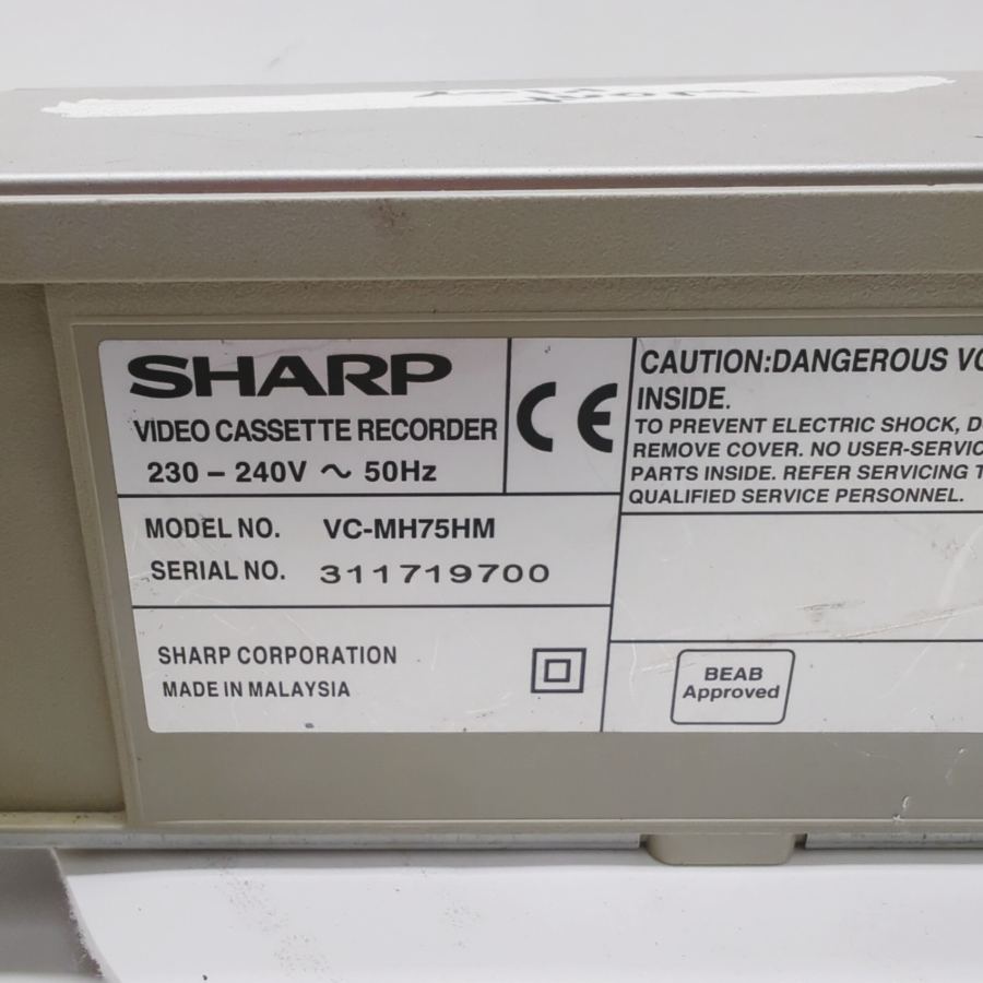 Faulty Sharp VC-MH75 6 Head NICAM Hi-Fi Stereo VCR VHS Player Recorder Silver – image 8
