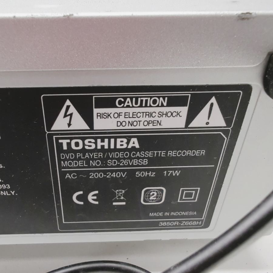 Toshiba SD-26VB Silver Dolby Digital Video Cassette Recorder/DVD Player - Faulty – image 10