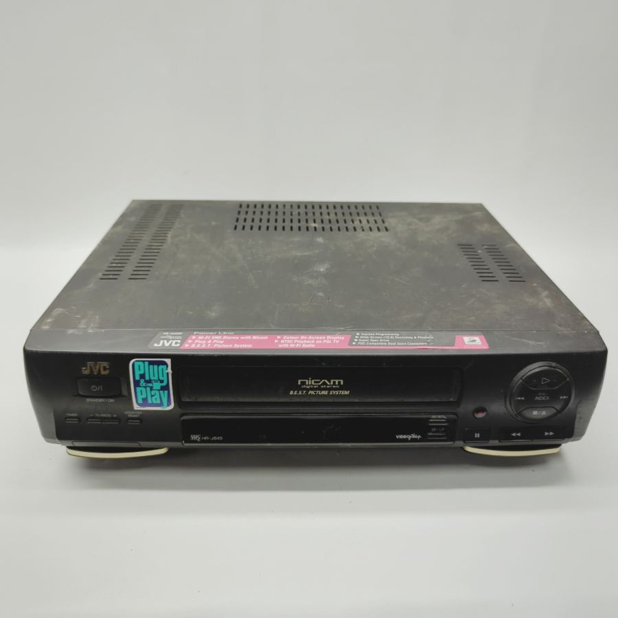 Faulty JVC HR-J645EK NICAM Hi-fi VHS Stereo VHS VCR Player Recorder SCART -Black