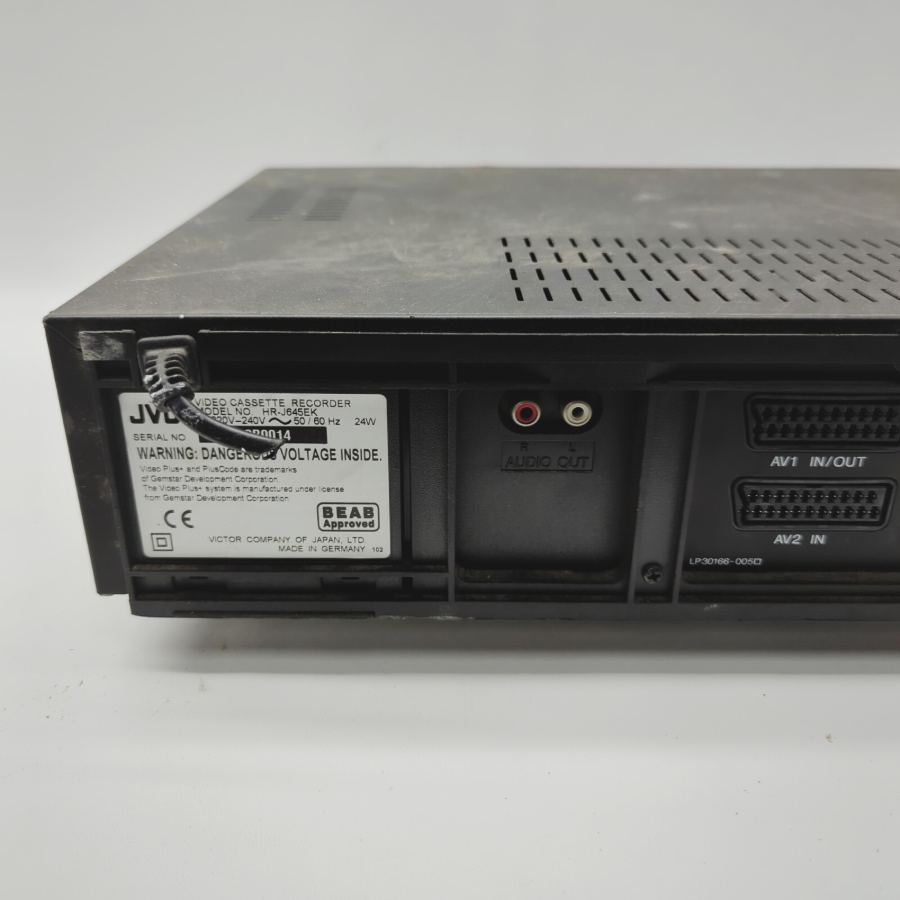 Faulty JVC HR-J645EK NICAM Hi-fi VHS Stereo VHS VCR Player Recorder SCART -Black – image 3