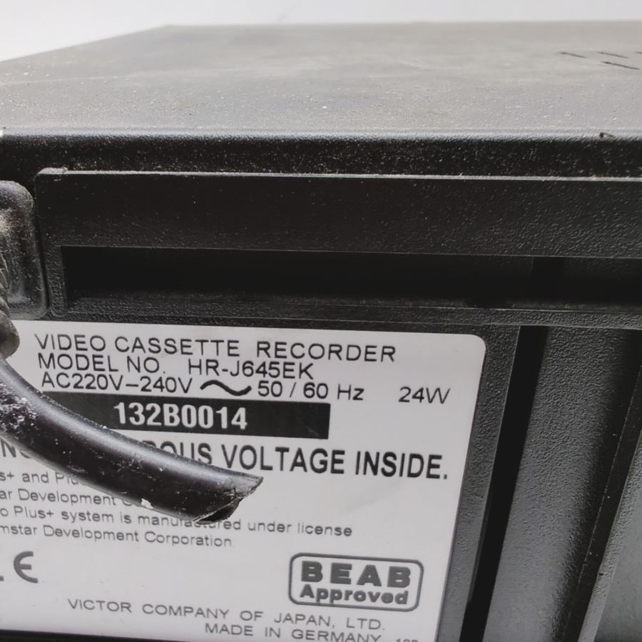 Faulty JVC HR-J645EK NICAM Hi-fi VHS Stereo VHS VCR Player Recorder SCART -Black – image 4