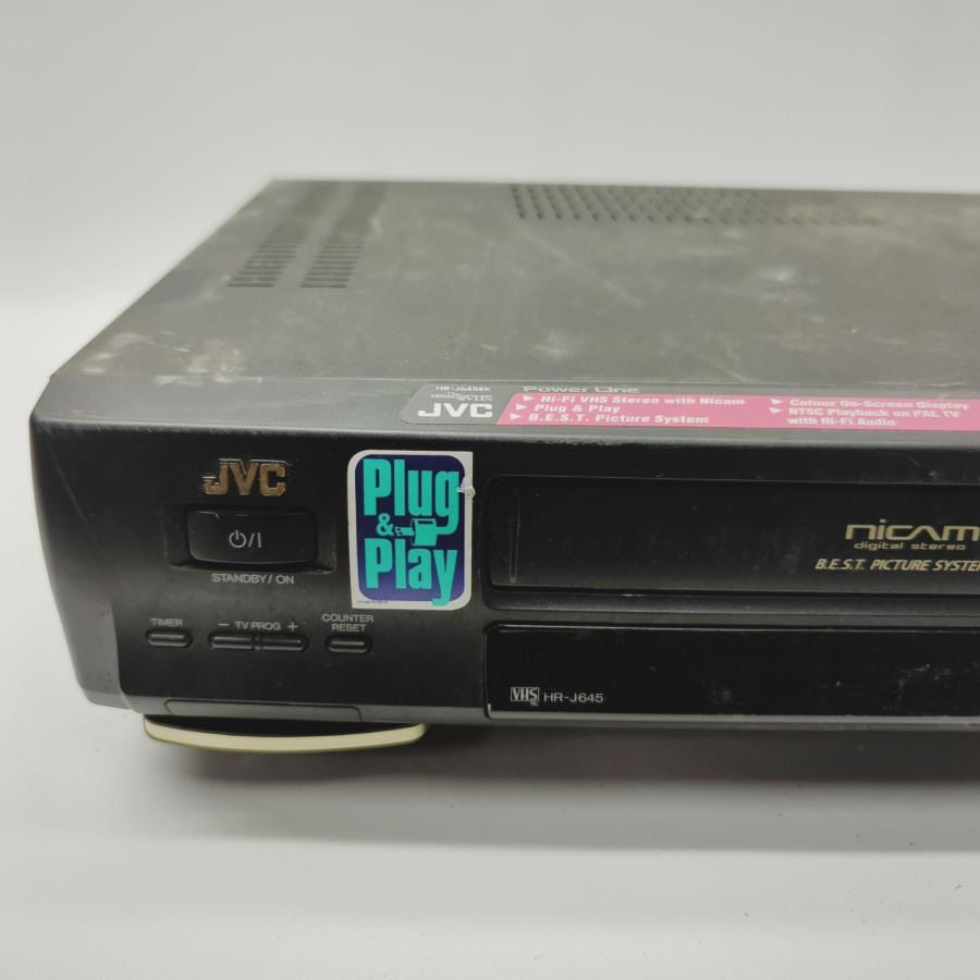 Faulty JVC HR-J645EK NICAM Hi-fi VHS Stereo VHS VCR Player Recorder SCART -Black – image 6