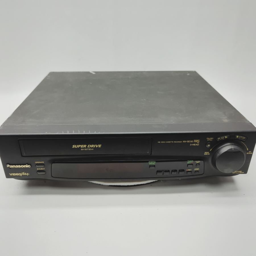 Faulty 80s 90s Panasonic NV-SD30 Super Drive System Video Cassette 3 Head
