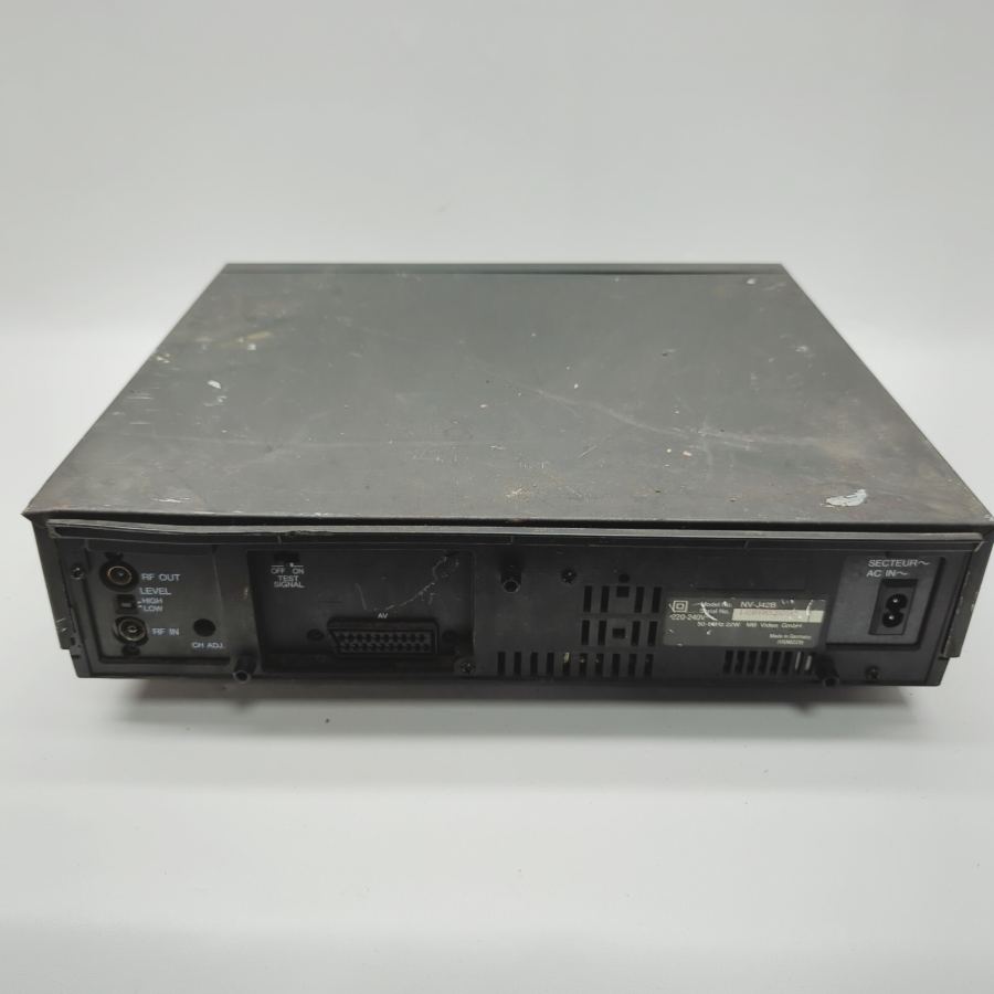 Faulty tv show film prop 80s 90s Panasonic vhs NV-J42B J42 Video 3 Head Black – image 3
