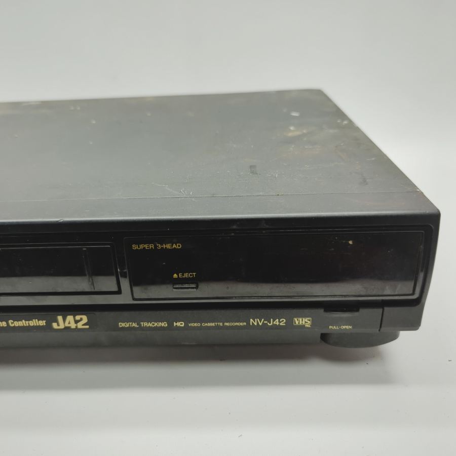 Faulty tv show film prop 80s 90s Panasonic vhs NV-J42B J42 Video 3 Head Black – image 8