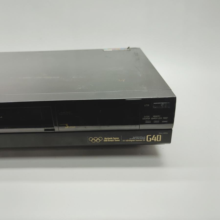 Faulty tv prop 80s 90s olympicsm Panasonic NV-G40 VHS Cassette Recorder Black – image 8