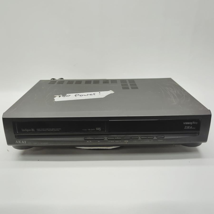 Faulty VHS  80s 90s tv film prop Akai VS-G43EK VHS HQ Video Cassette  HQ