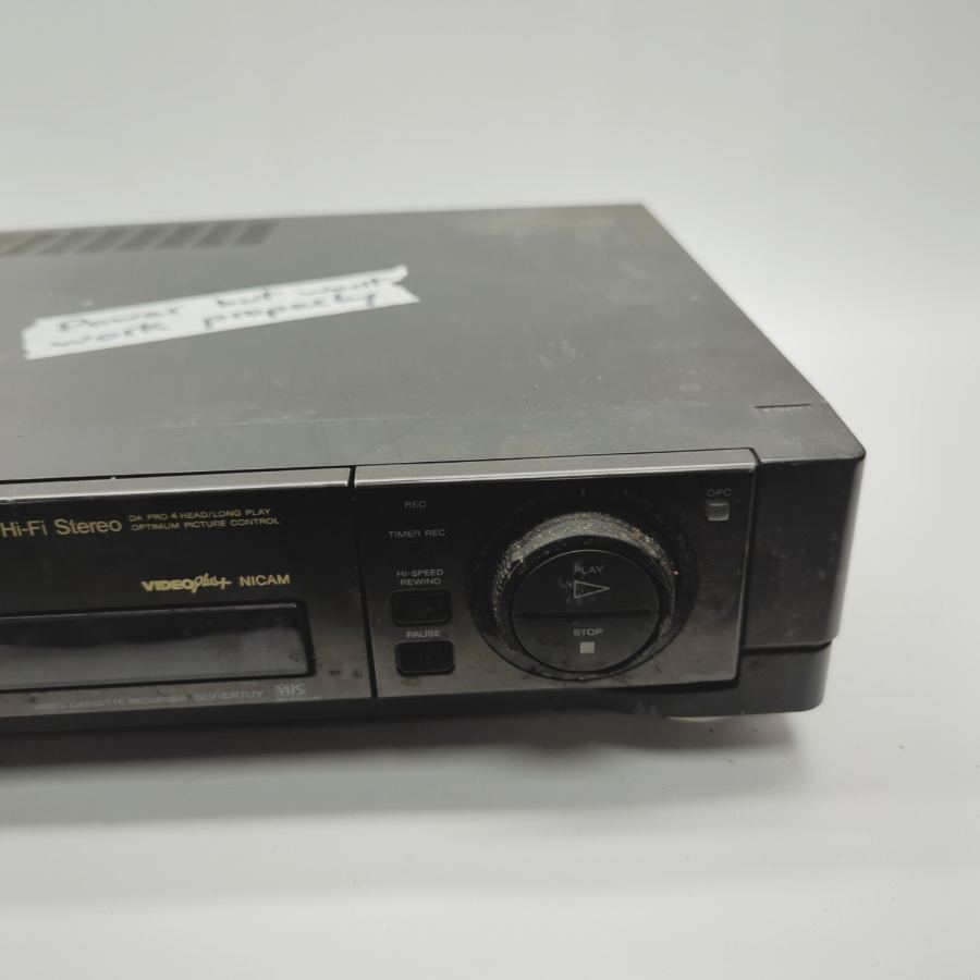 Sony tv show movie prop SLV-ER7UY Black Hi-Fi Stereo VHS Video - Faulty – image 3