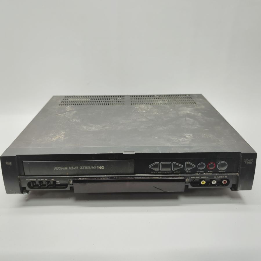Gold Star R-C7031 Black Hi-Fi Stereo VHS HQ Video Cassette Recorder 38W - Faulty