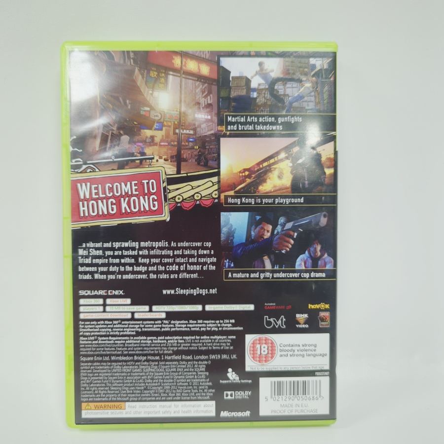 Microsoft Xbox 360 Games Bundle x 5 Crackdown, GOW2, Sleeping Dogs, Dead Island – image 4