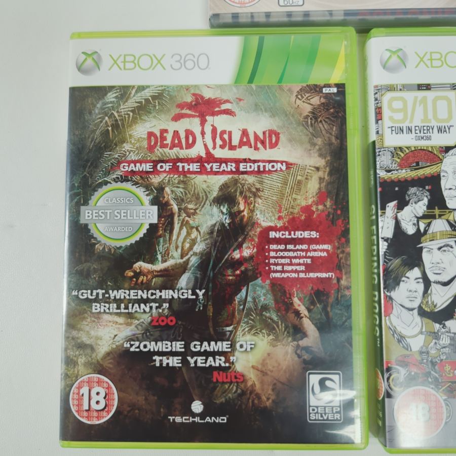 Microsoft Xbox 360 Games Bundle x 5 Crackdown, GOW2, Sleeping Dogs, Dead Island – image 6