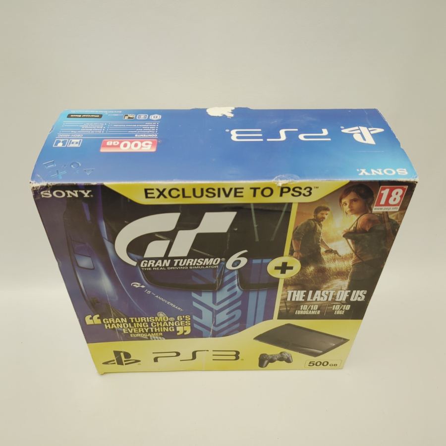 *EMPTY BOX* PlayStation 3 super slim Gran Turismo 6 last of us Special Edition – image 5