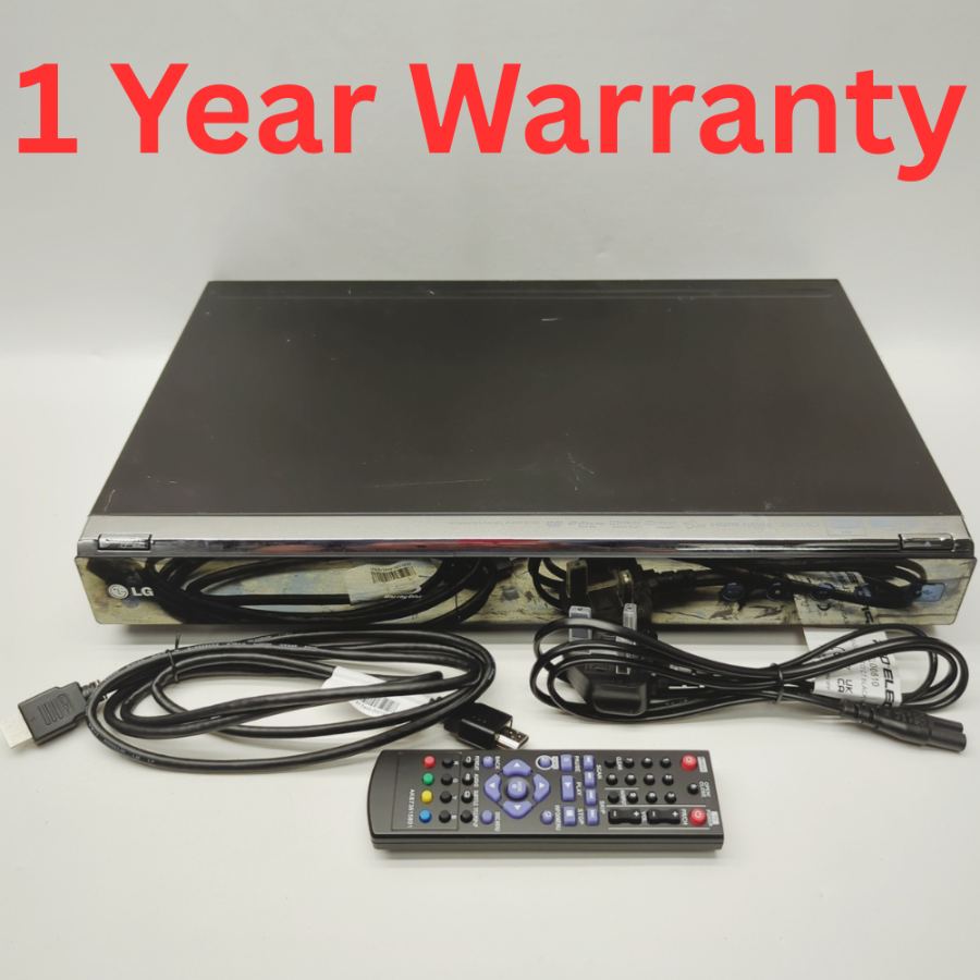 Representative photograph of the same model: LG BD390 Blu-ray DVD Player Black w/ Remote & HDMI Cable – Tested & Working
