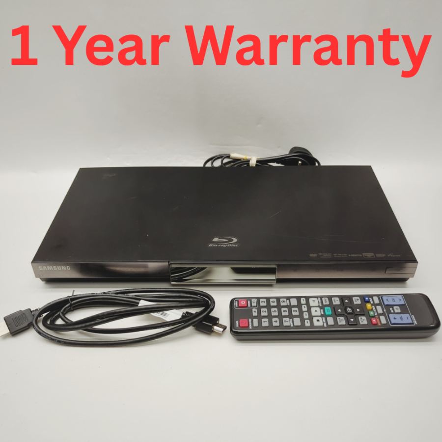 Samsung BD-C6500 3D Blu-ray DVD Disc Player Black With HDMI Cable With Warranty