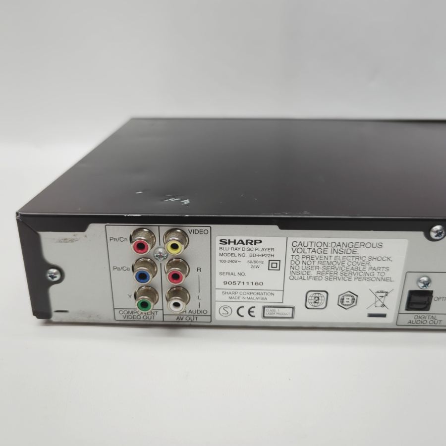 Sharp BD-HP22H Blu-ray DVD Disc Player Black Full HD 1080p HDMI Tested – image 6