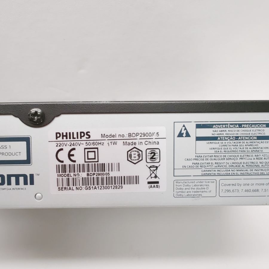 Philips Compact BDP2900/05 Blu Ray and DVD Player - With Remote and HDMI – image 9