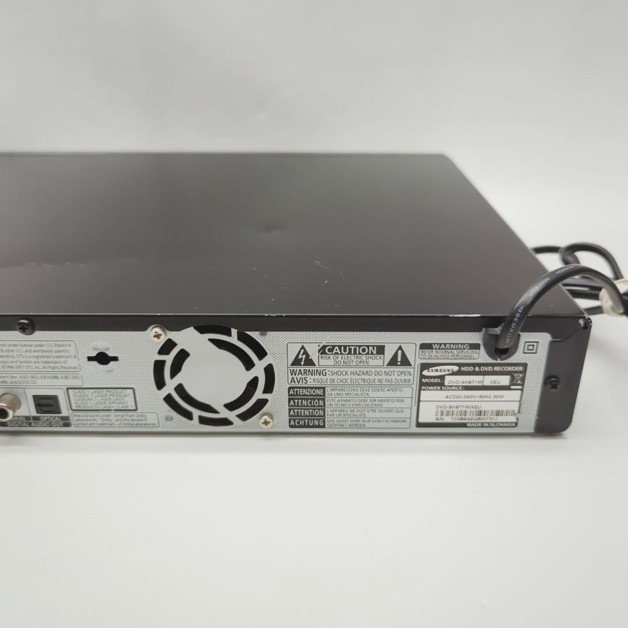 Representative photograph of the same model: Samsung DVD-SH871M Black DVD Player & DVD HDD Recorder HDMI Cable With Remote – image 4