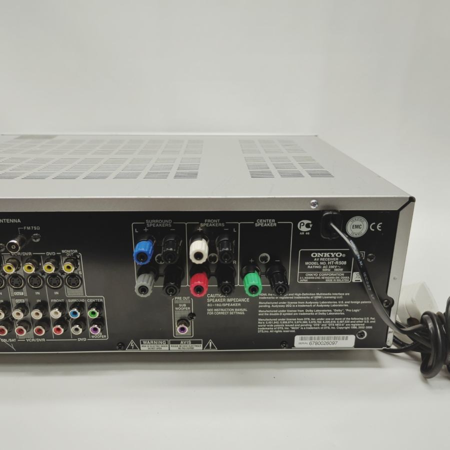 Onkyo HT-R508 Silver HDMI Home Cinema Audio/Video 5.1 AV Receiver Working – image 8