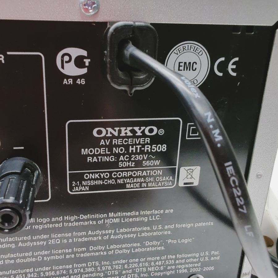 Onkyo HT-R508 Silver HDMI Home Cinema Audio/Video 5.1 AV Receiver Working – image 9