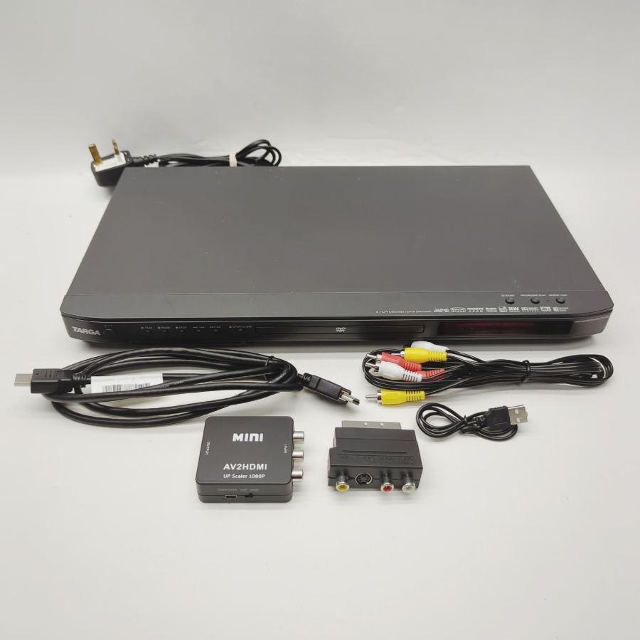 Targa DP-5100x Black DVD CF card reader pc card DTS Decoder Working And Tested