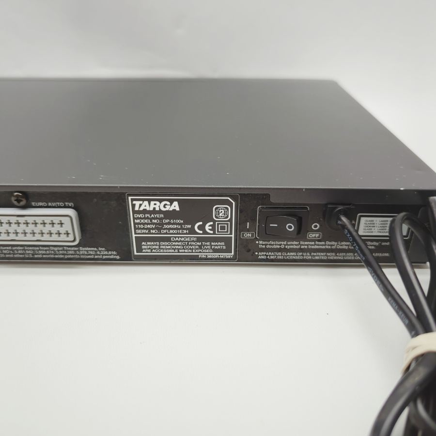 Targa DP-5100x Black DVD CF card reader pc card DTS Decoder Working And Tested – image 8