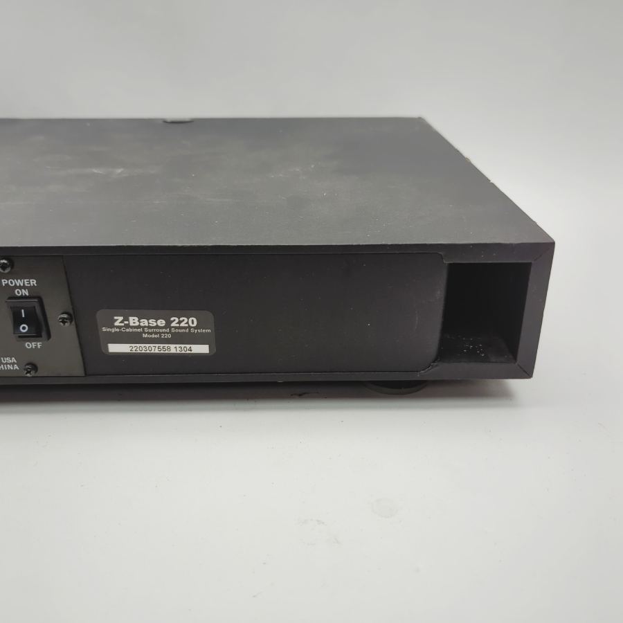 untested Zvox Z-Base 220 Sound bar speaker System 15VDC - Black – image 6